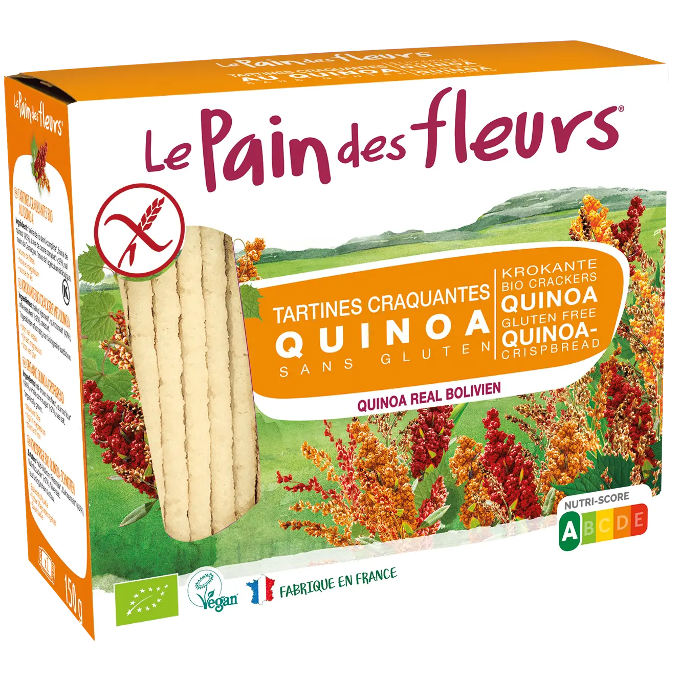 Organic Gluten Free Quinoa Crispbread | Gluten Free,Non GMO,Organic