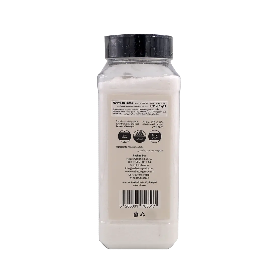 Atlantic Sea Salt Fine Shaker | 100% Natural,Gluten Free,Keto,Paleo,Premium Grade,Vegan