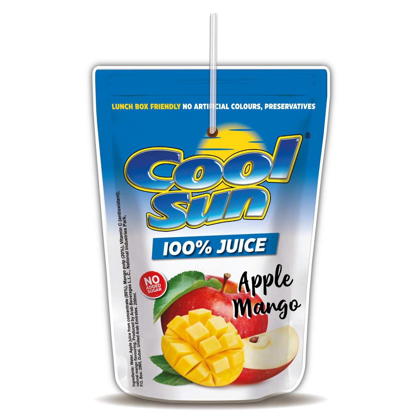 Apple Mango 100% Juice - No added Sugar Cool Sun