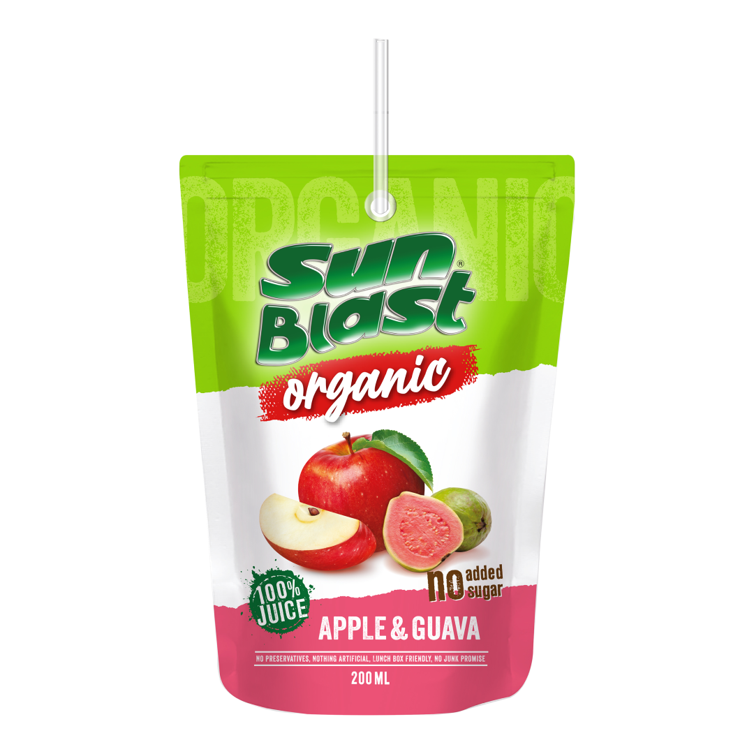 Organic Apple & Guava Juice Sun Blast