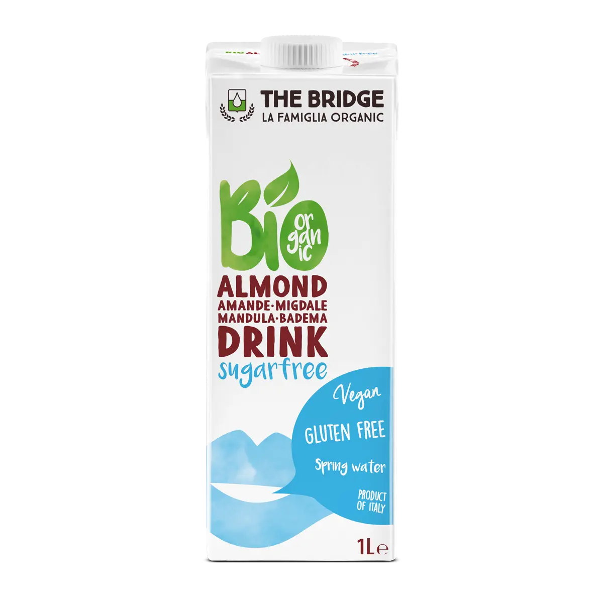 Bio Almond Drink Sugar Free | Dairy Free,Gluten Free,Keto,No Added Sugar,Non GMO,Organic,Paleo,Vegan