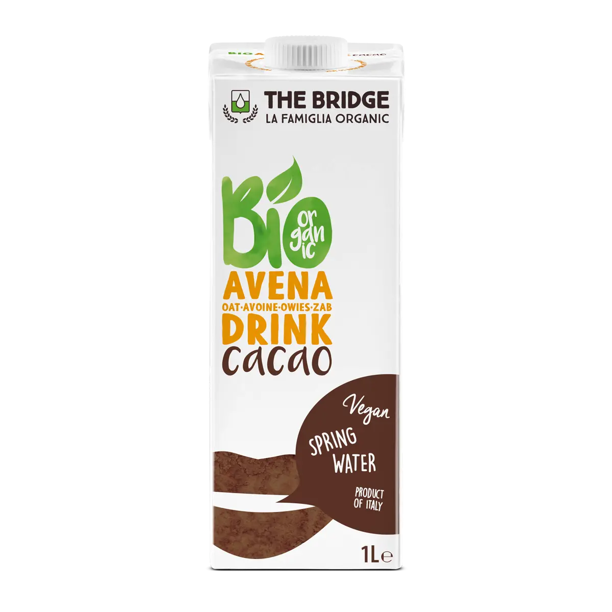 Bio Oat Drink Cacao | Dairy Free,No Added Sugar,Non GMO,Organic,Vegan
