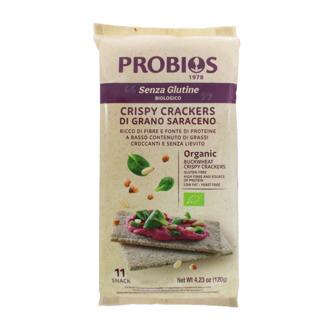 Organic Buckwheat Crispy Crackers Probios