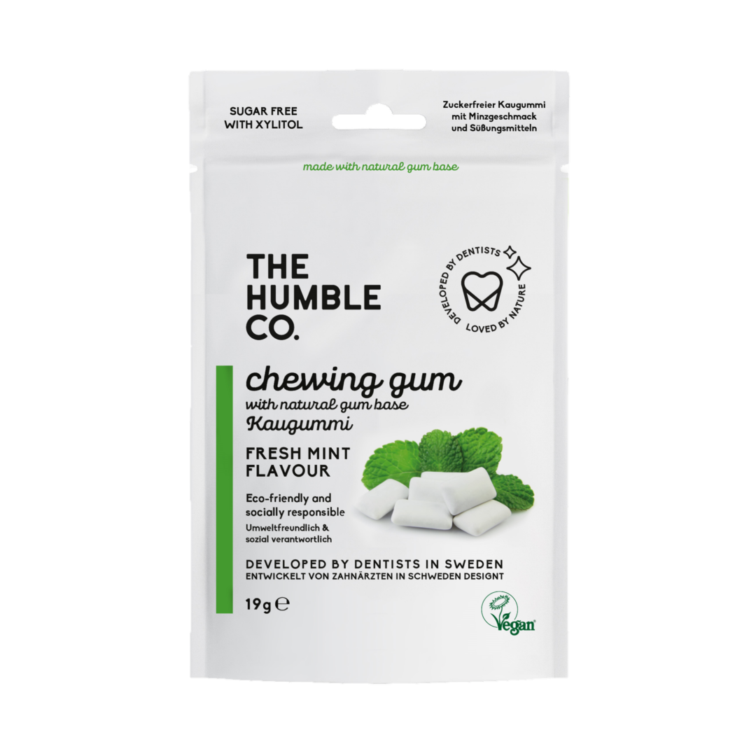 Natural Chewing Gum-Fresh Mint The Humble Co