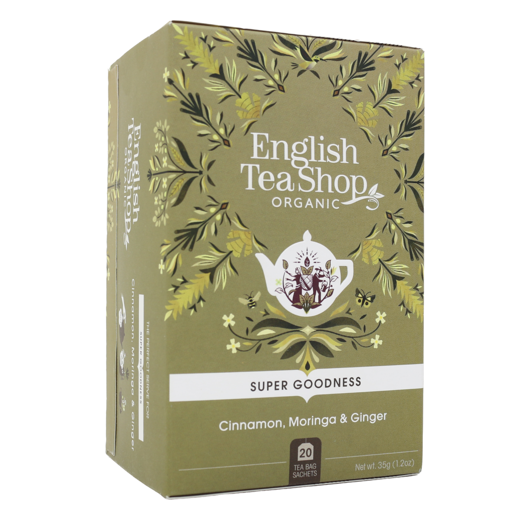 Organic Cinnamon, Moringa & Ginger English Tea Shop
