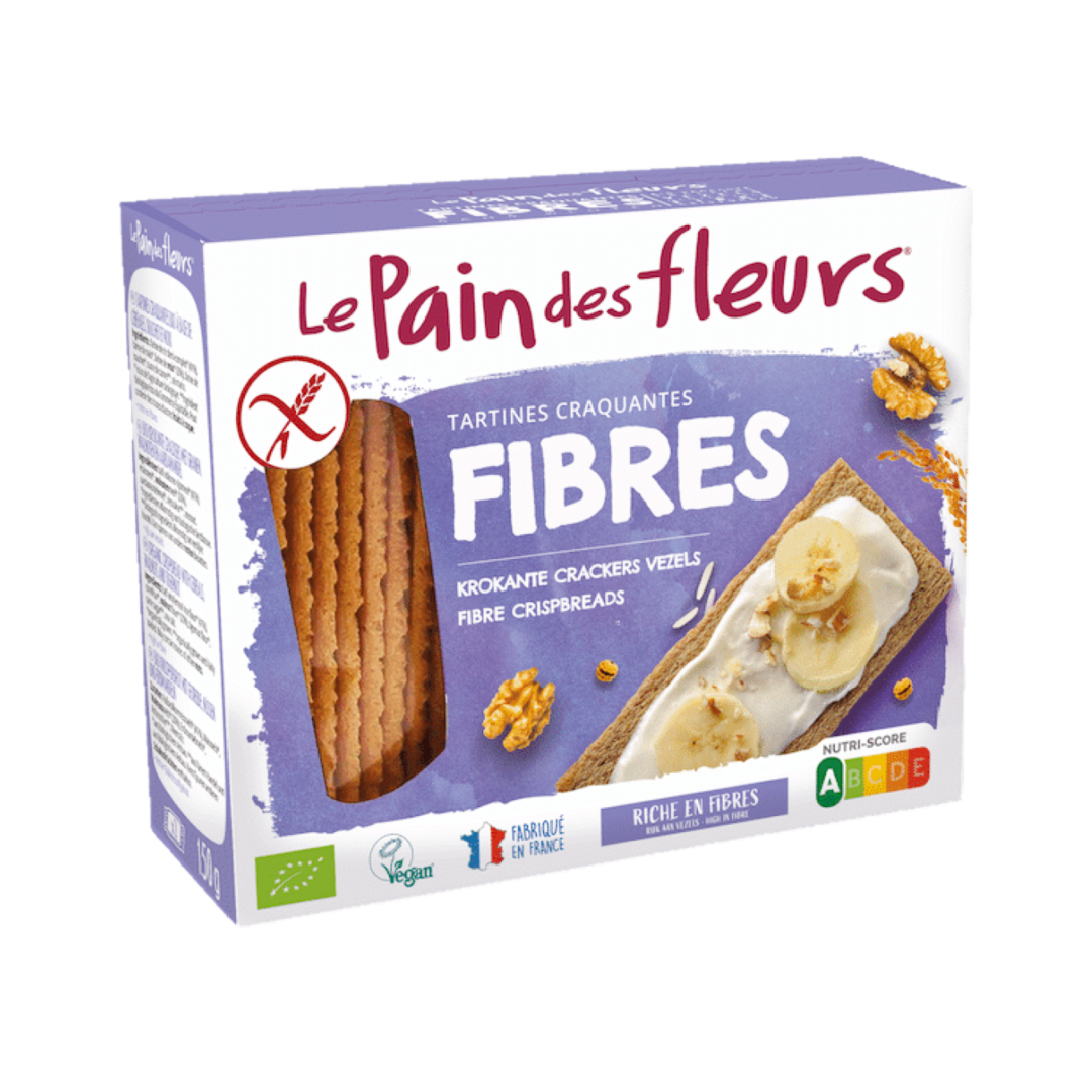 Organic Gluten Free Fiber Crispbread Le Pain Des Fleurs