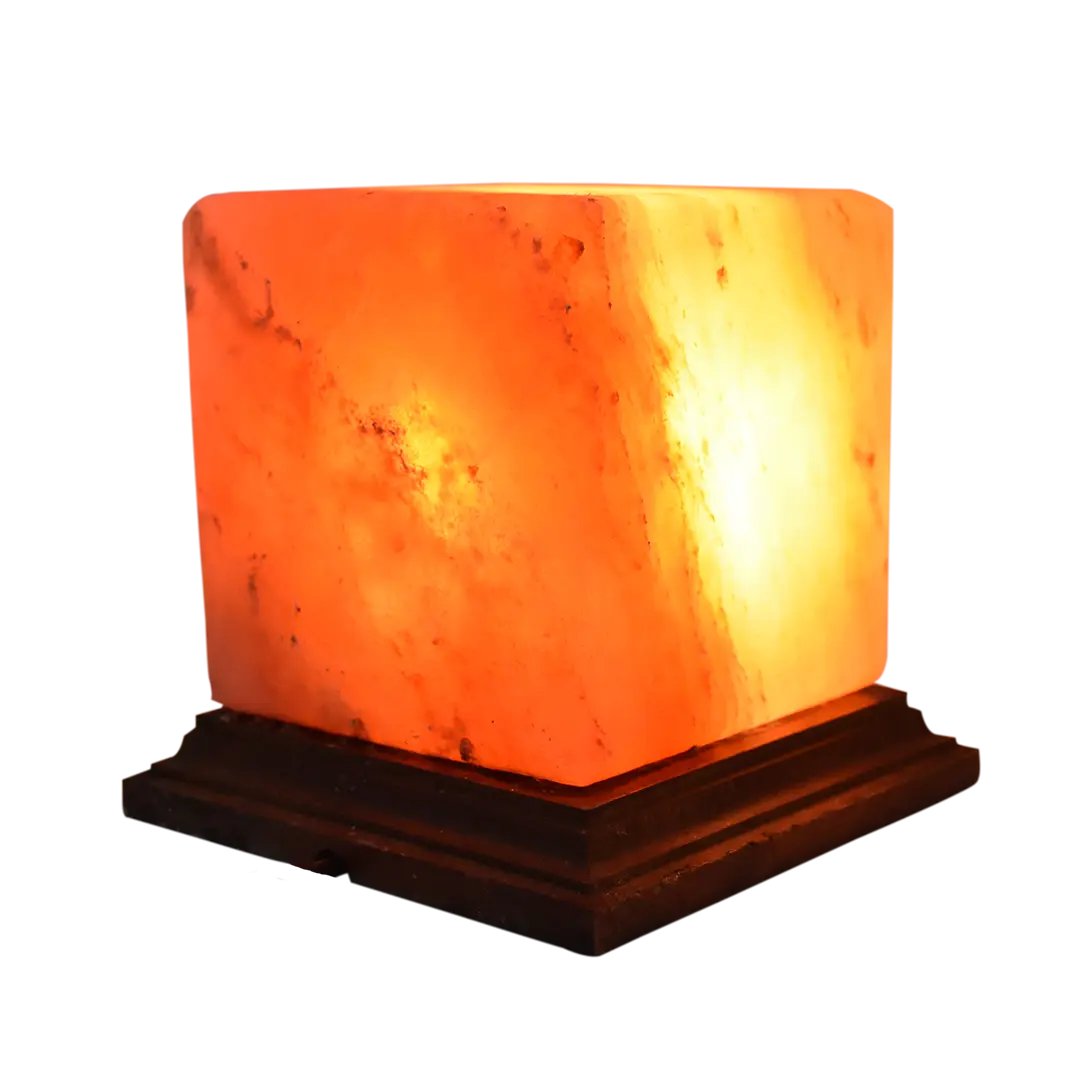 Himalayan Salt Lamp Cube Shape |