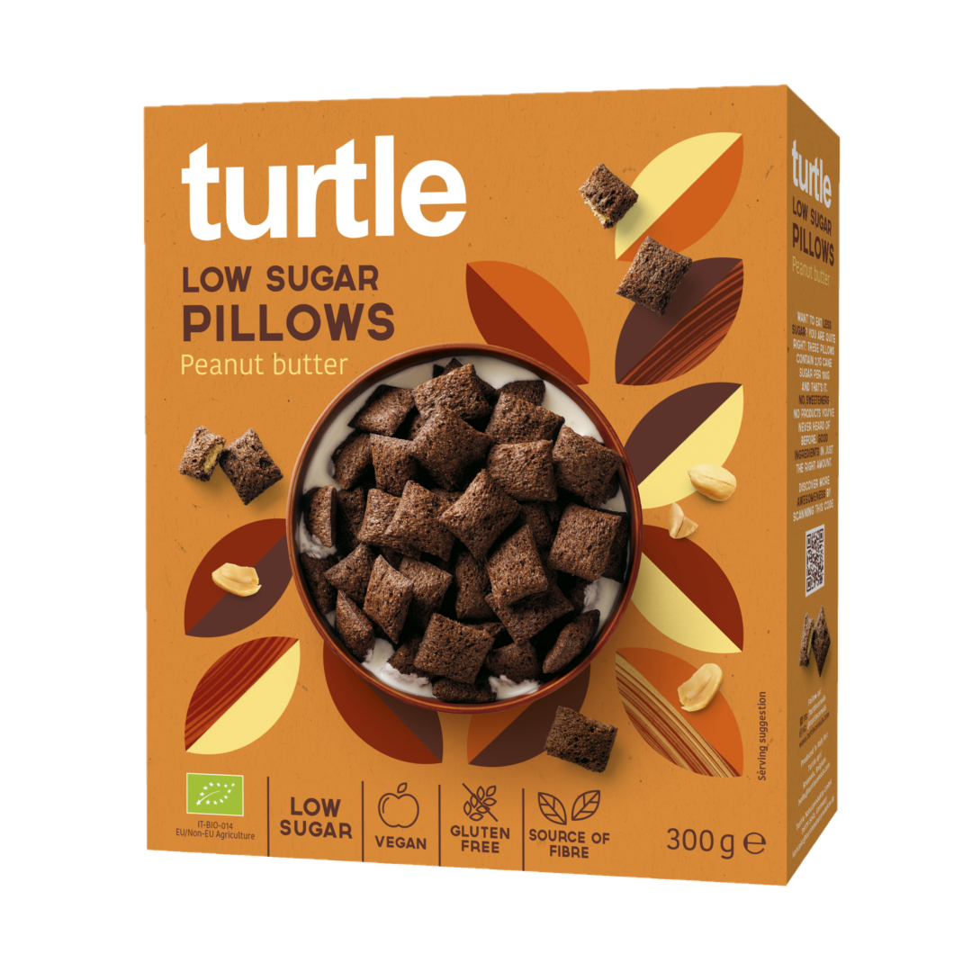 Organic Gluten Free Peanut Butter Filling Pillows Turtle