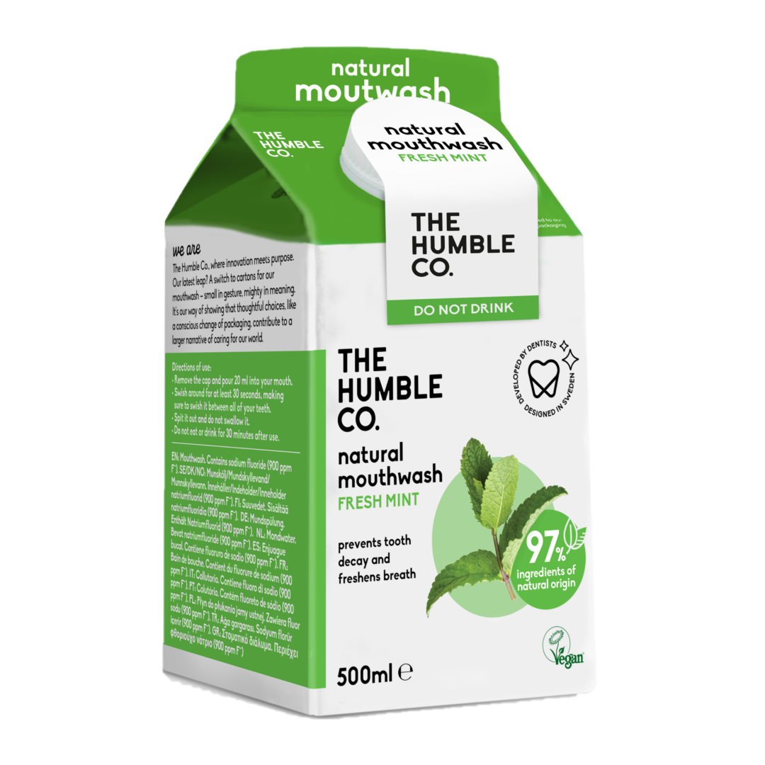 Natural Mouthwash-Fresh Mint The Humble Co
