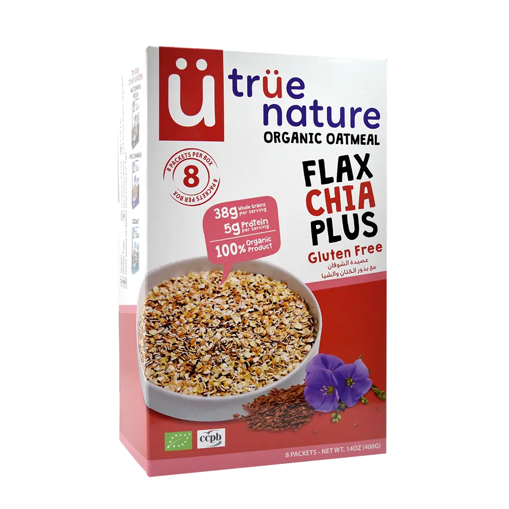 Organic Oat Meal Flaxseed Chia Plus Gluten Free | Gluten Free,High Fiber,Non GMO,Organic,Paleo,Vegan