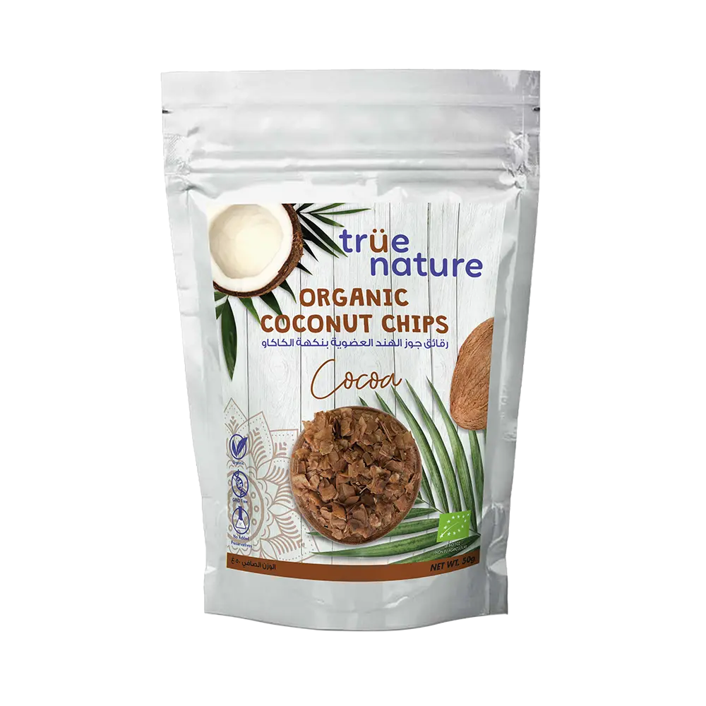Organic Coconut Chips - Cocoa | Gluten Free,Non GMO,Organic,Paleo,Vegan