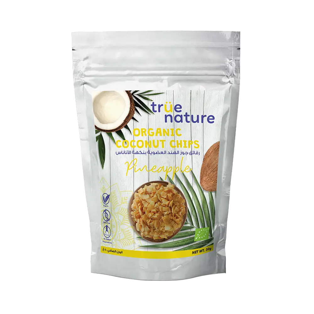 Organic Coconut Chips - Pineapple | Gluten Free,Non GMO,Organic,Paleo,Vegan