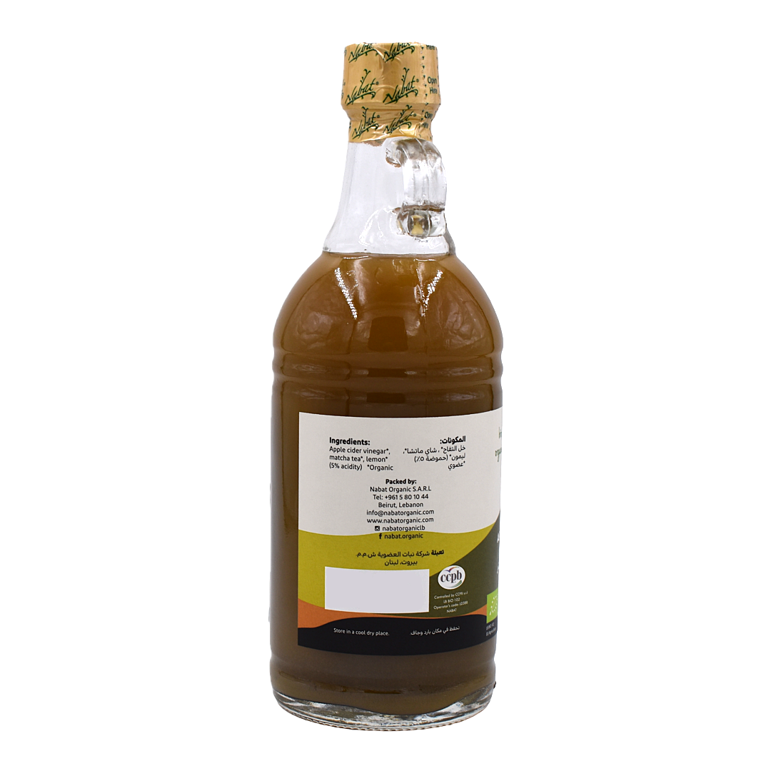 Organic Apple Cider Vinegar - Matcha & Lemon Nabat