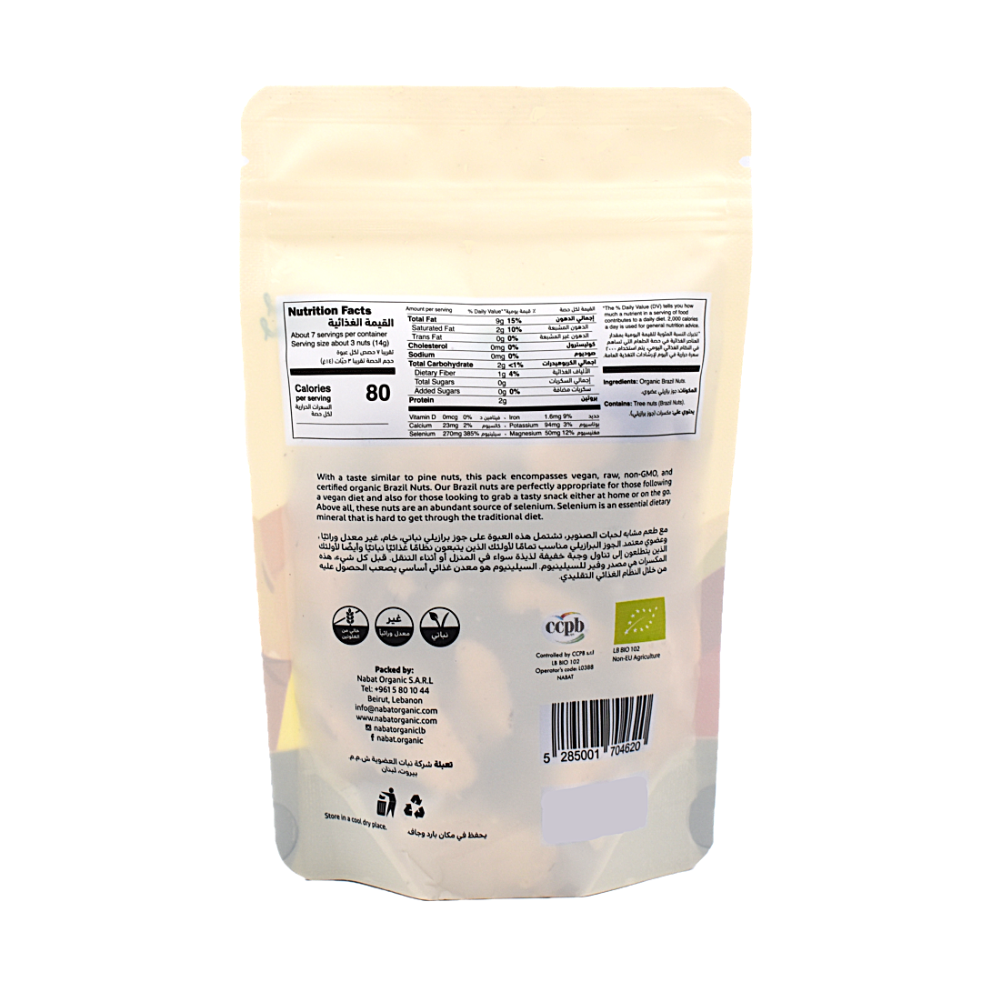 Organic Brazil Nuts Nabat
