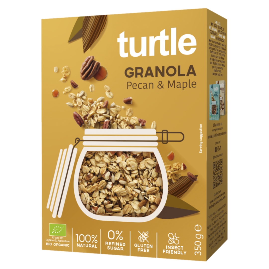 Organic Gluten Free Pecan & Maple Granola Turtle
