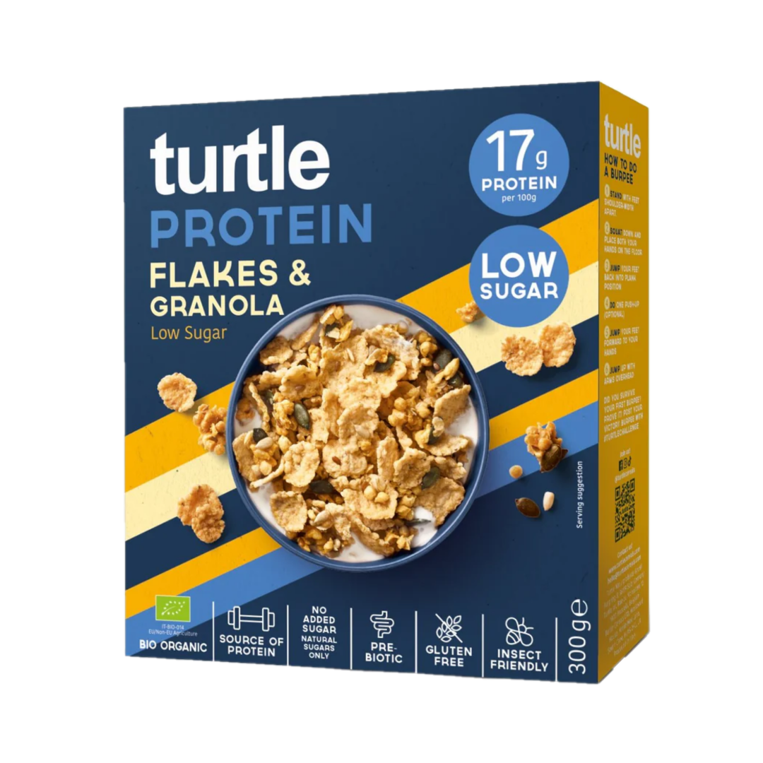 Organic Protein Flakes & Granola Turtle
