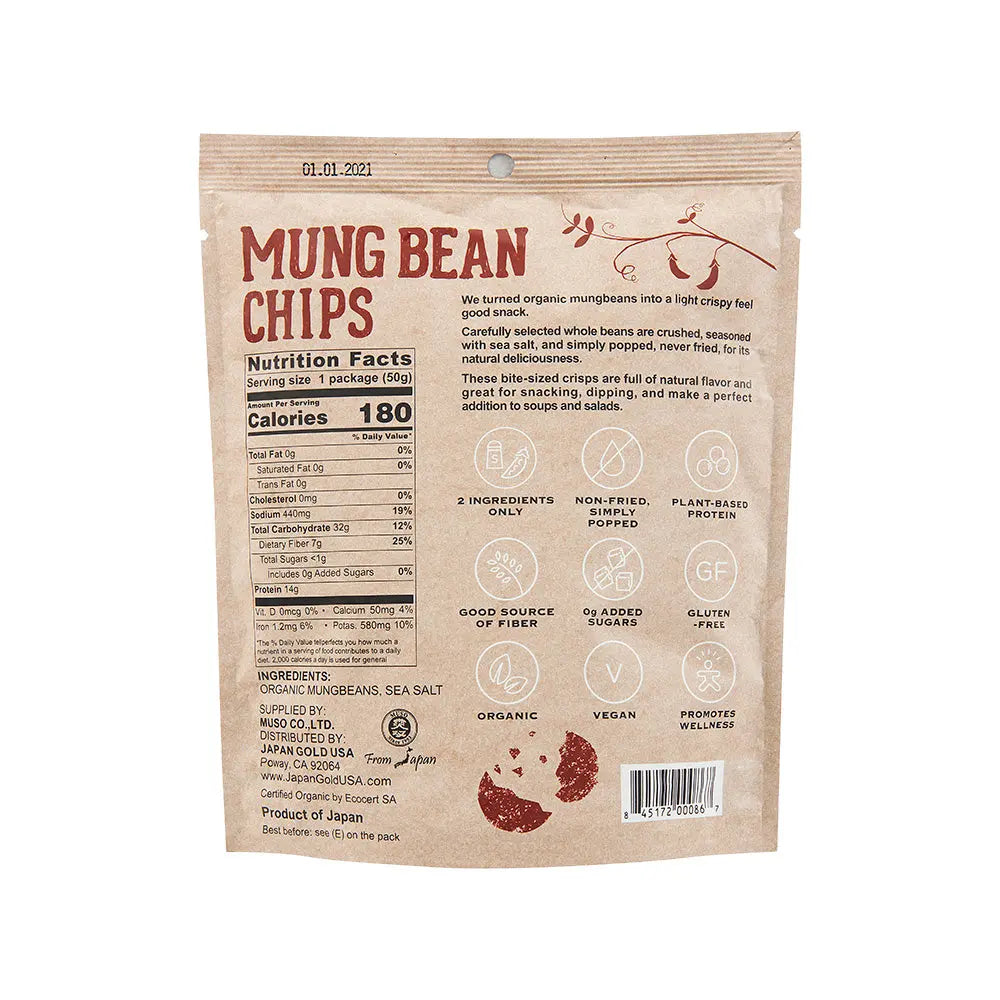 Organic Mung Beans Chips Muso