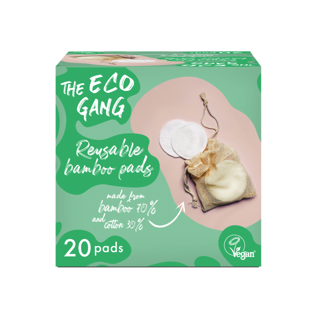 Bamboo Pads - Reusable - 20 Pads The Eco Gang
