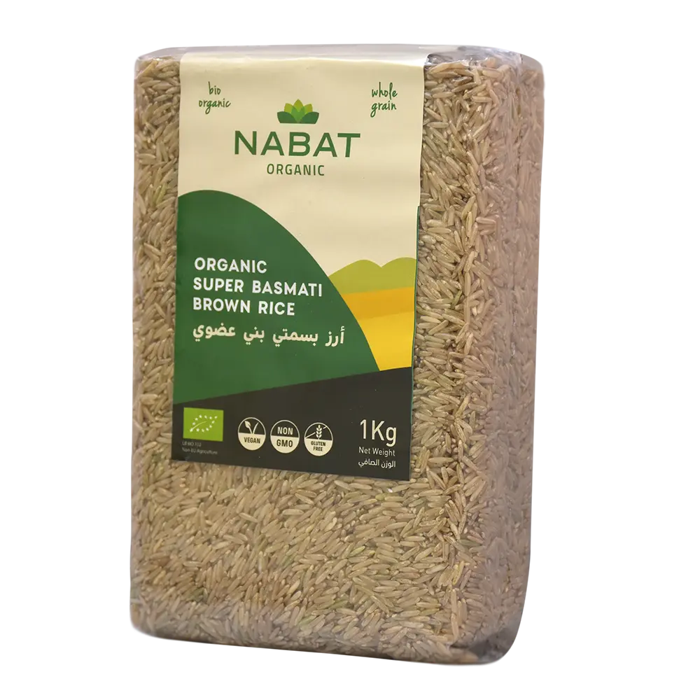 Organic Super Basmati Brown Rice | Gluten Free,High Fiber,Non GMO,Organic,Vegan