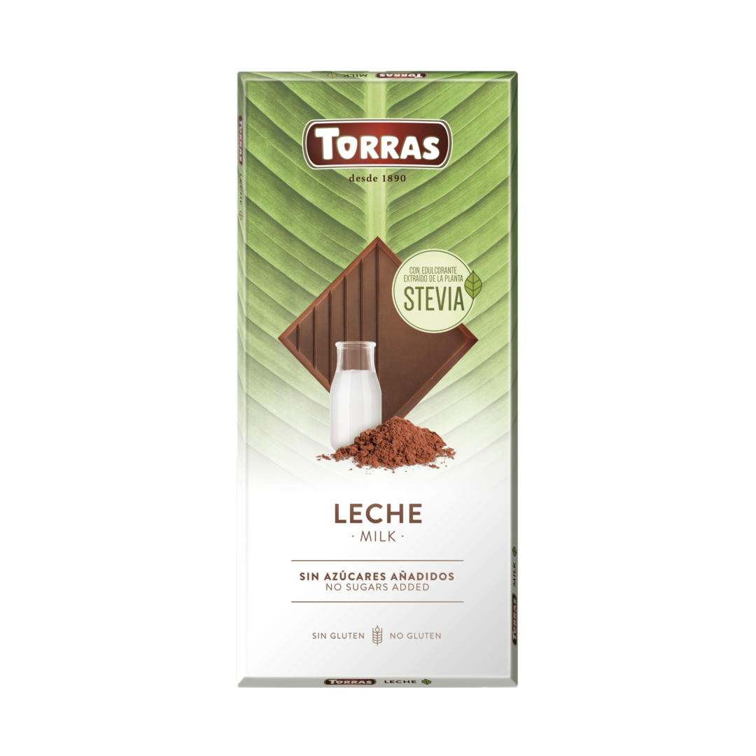Stevia S/F Milk Chocolate Torras