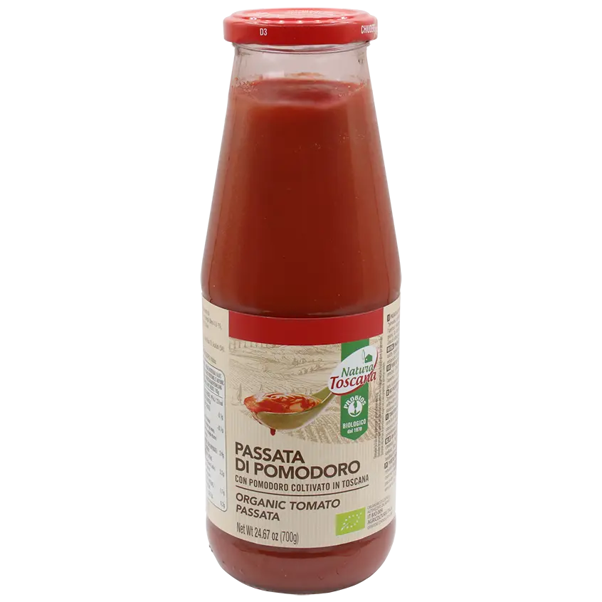 Organic Tomato Puree "Passata" | Gluten Free,No Added Sugar,Non GMO,Organic,Vegan