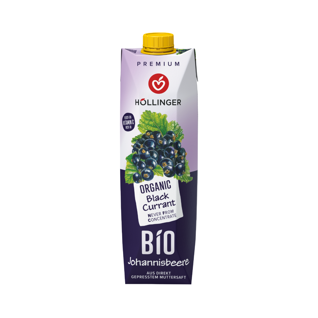 Organic Black Currant Juice Hollinger
