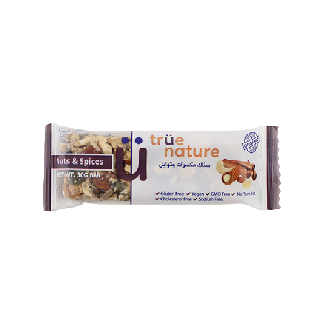 Organic Nuts & Spices Bar True Nature