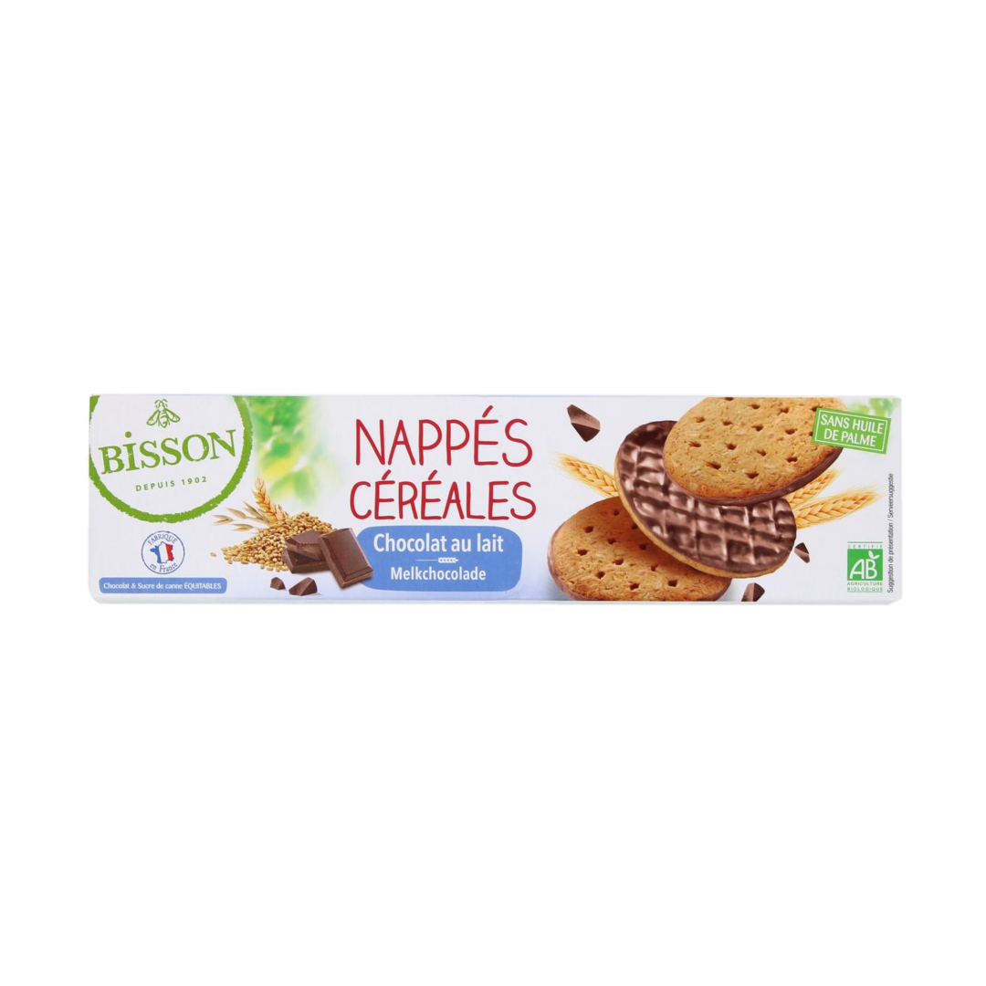 Organic Milk Chocolate Cereal Topped Biscuits Le Pain Des Fleurs
