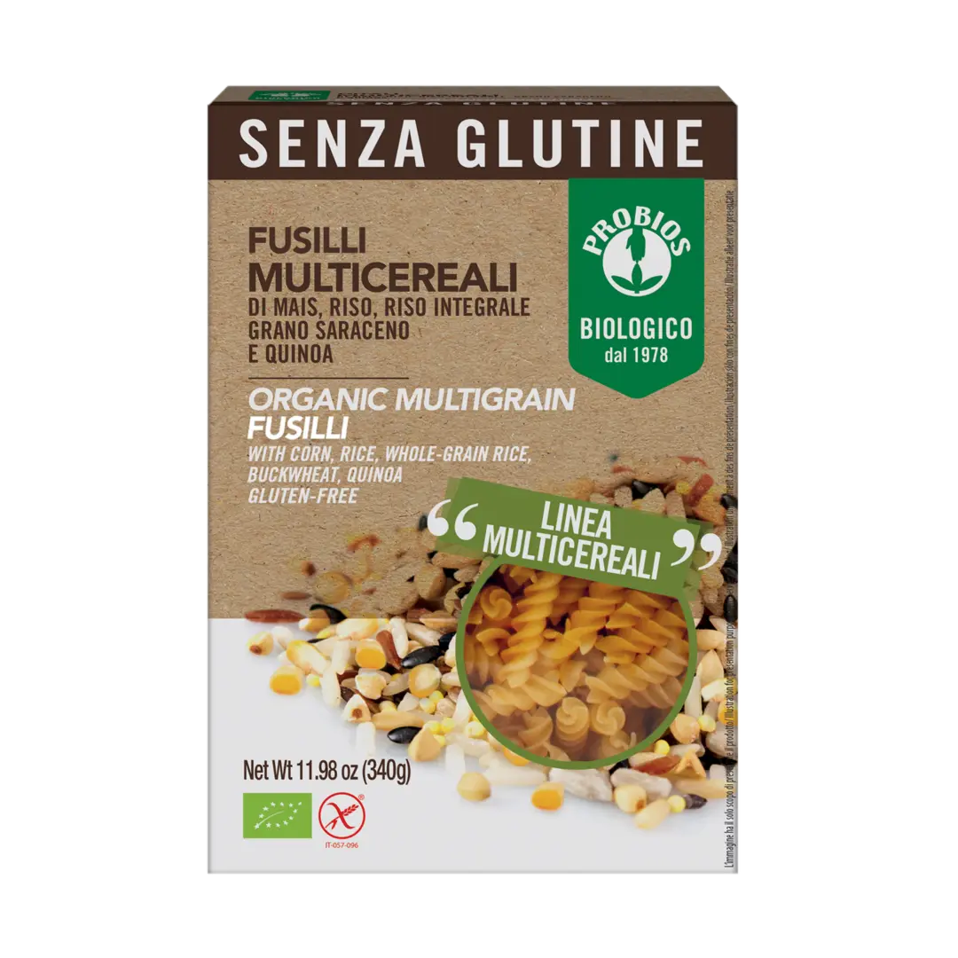 Organic Multigrain Fusilli | Gluten Free,Non GMO,Organic,Vegan