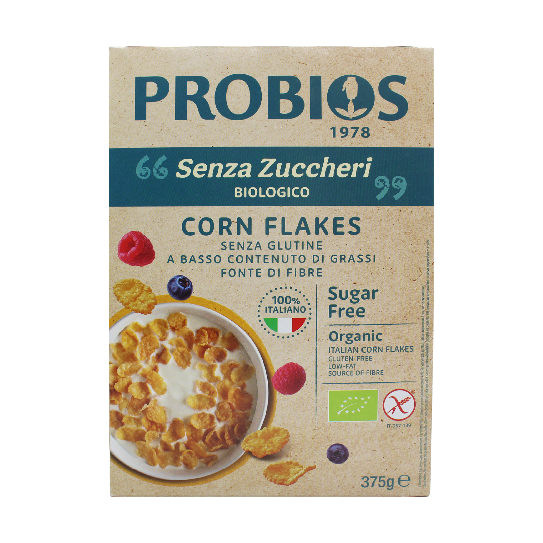Organic Sugar Free Gluten Free Corn Flakes Probios