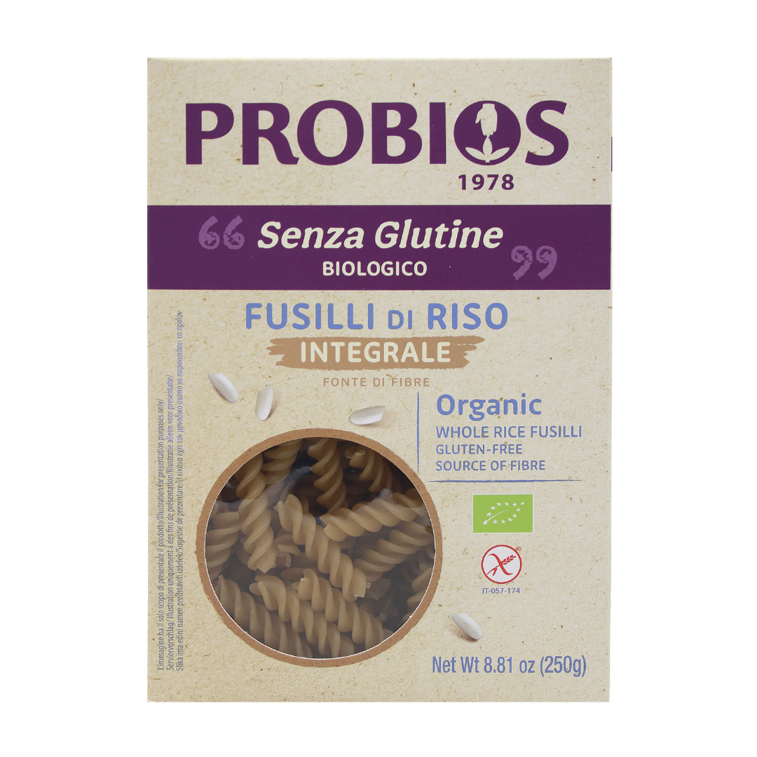 Organic Brown Rice Spiral Gluten Free Probios