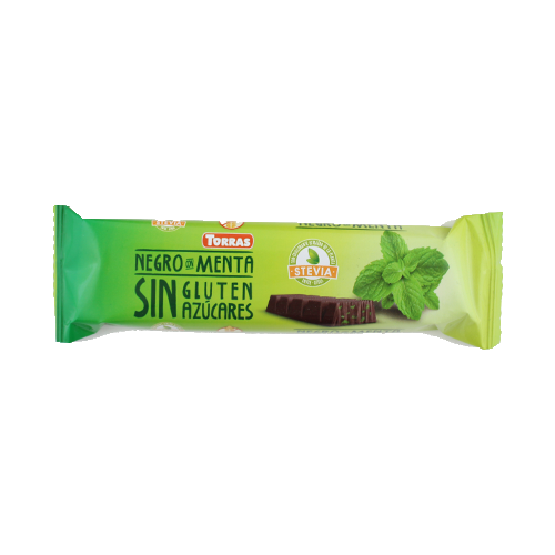 Stevia Dark Chocolate with Mint Torras
