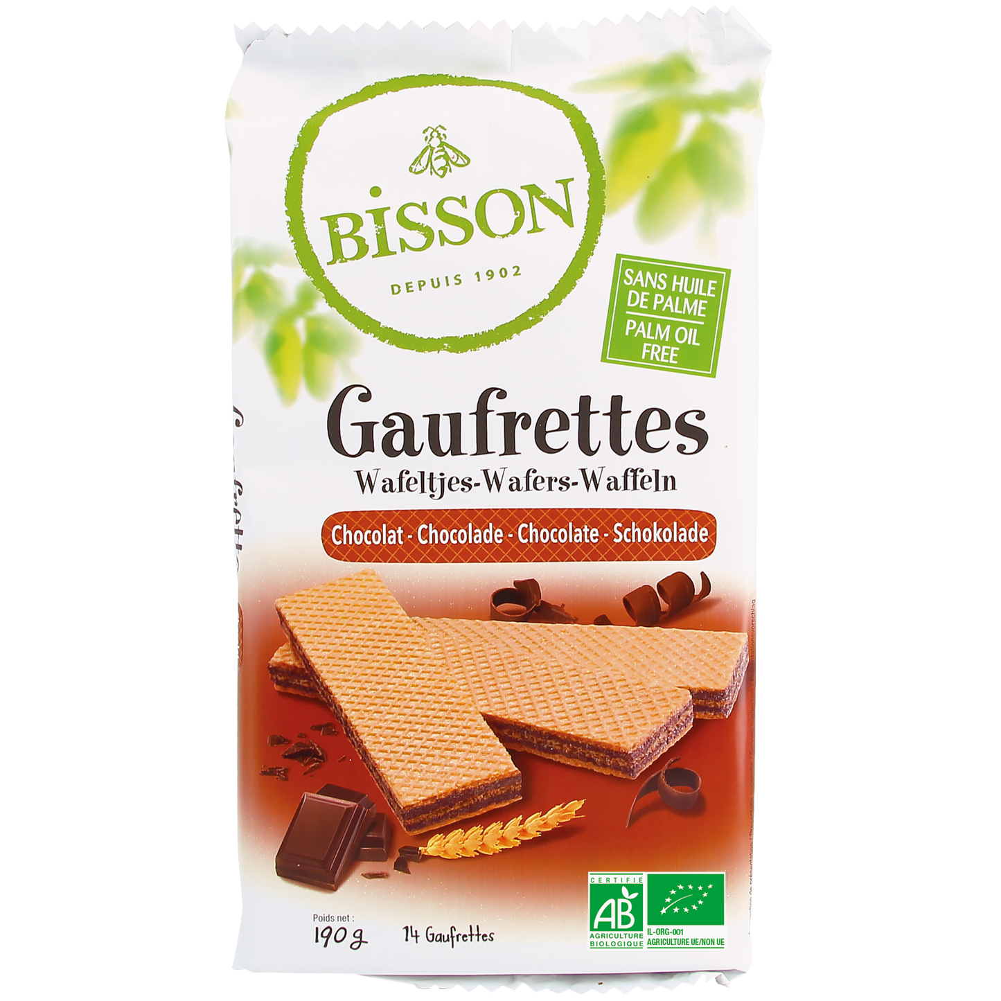 Organic Chocolate Wafers