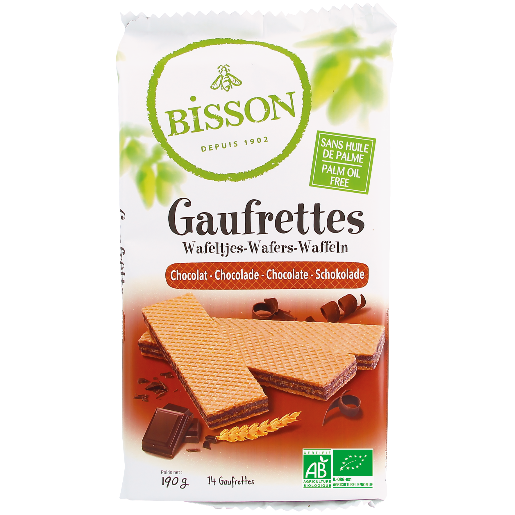 Organic Chocolate Wafers