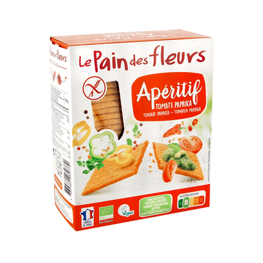 Organic Gluten Free Tomato & Paprika Crispbread Le Pain Des Fleurs
