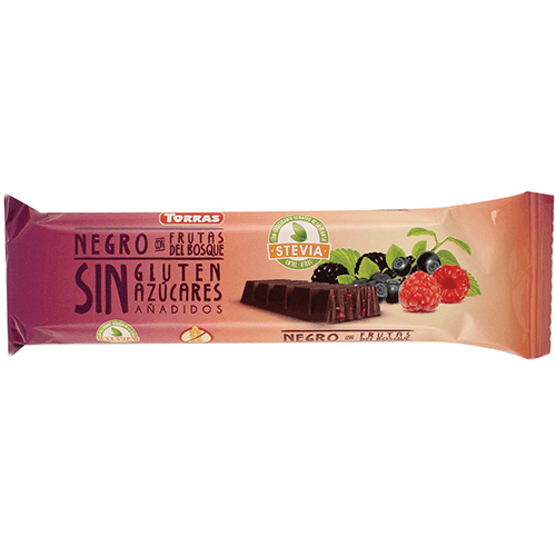 Stevia Dark Chocolate with Forest Fruits