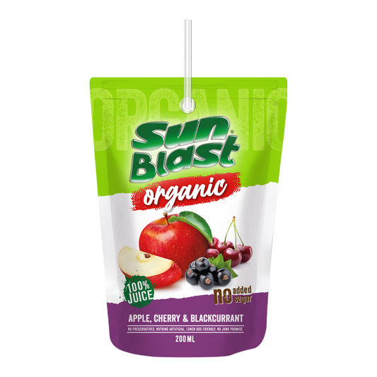 Organic Apple, Cherry & Blackcurrant Juice Sun Blast