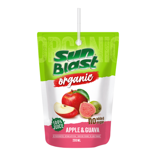 Organic Apple & Guava Juice Sun Blast