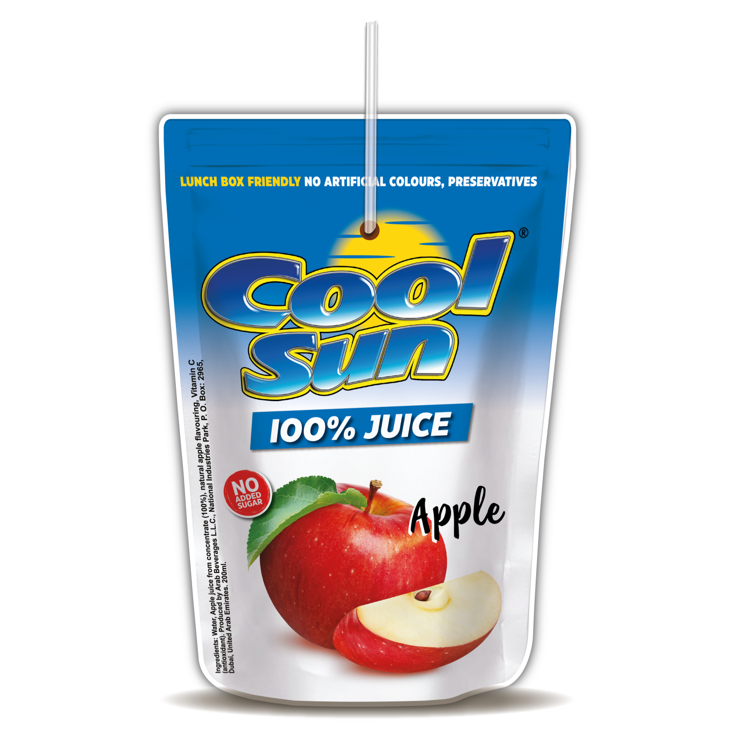 Apple 100% Juice - No added Sugar Cool Sun
