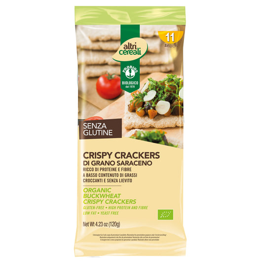 Organic Buckwheat Crispy Crackers