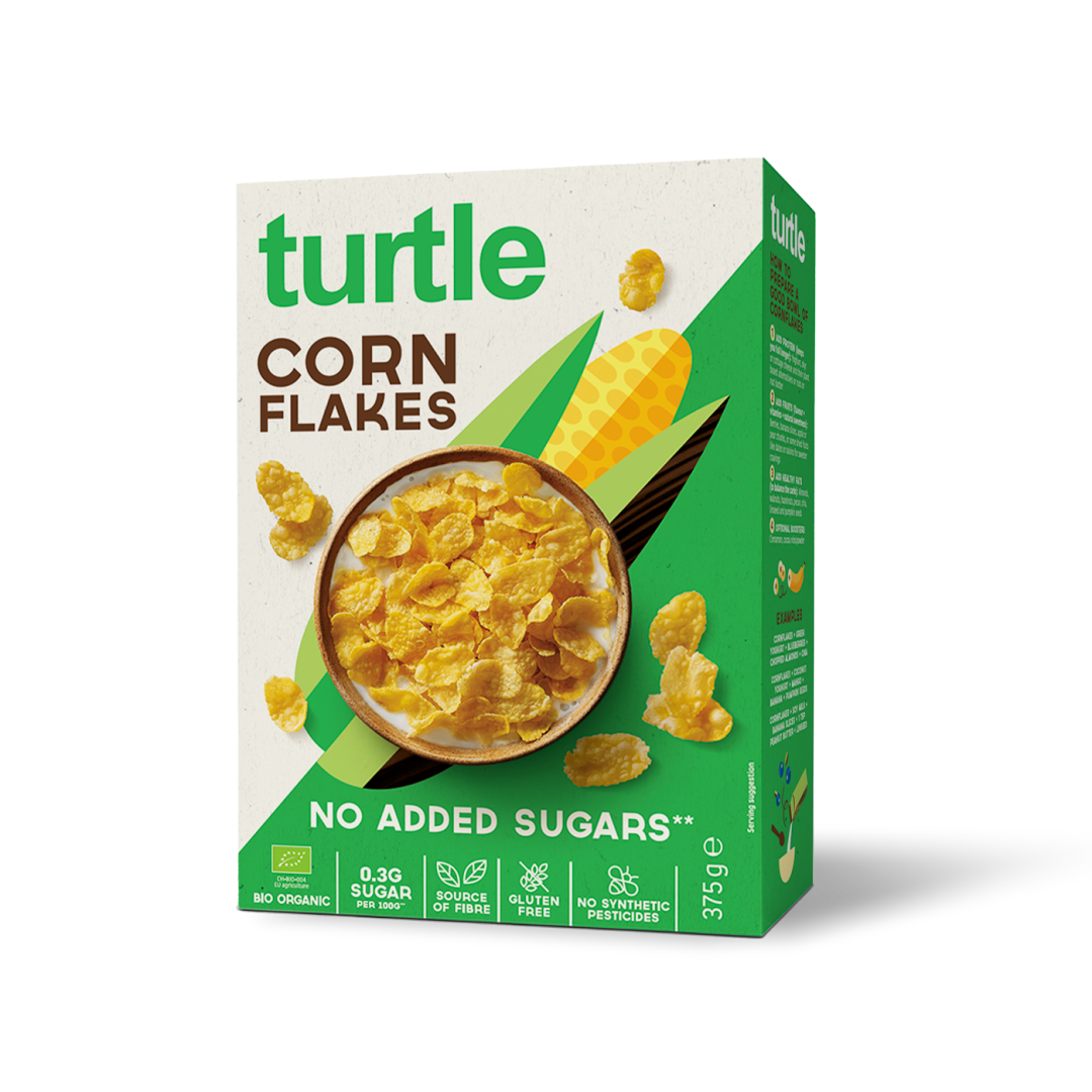 Organic Gluten Free & Sugar Free Corn Flakes Turtle