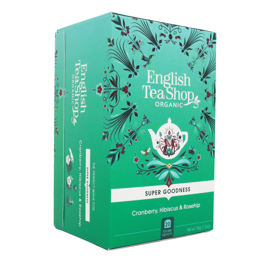 Organic Cranberry, Hibiscus & Rosehip Tea English Tea Shop