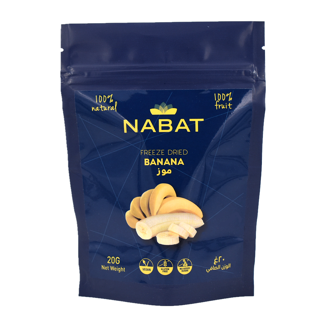 Natural Freeze-Dried Banana Nabat