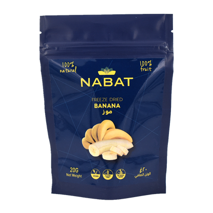 Natural Freeze-Dried Banana Nabat