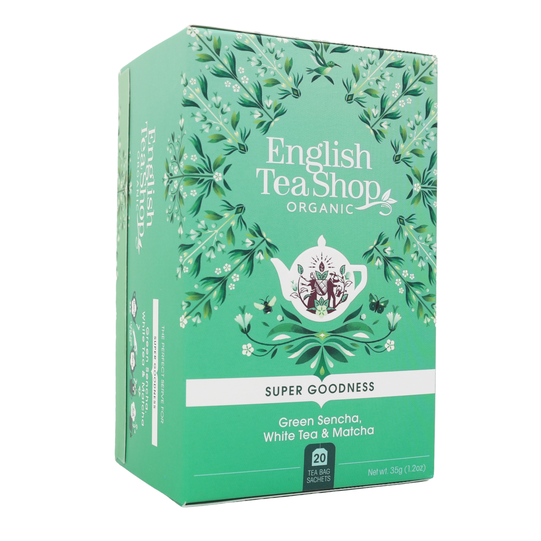 Organic Sencha, White Tea & Matcha Tea English Tea Shop