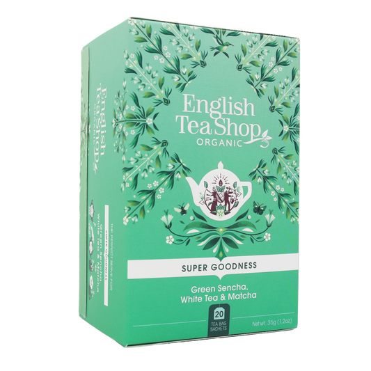 Organic Sencha, White Tea & Matcha Tea English Tea Shop
