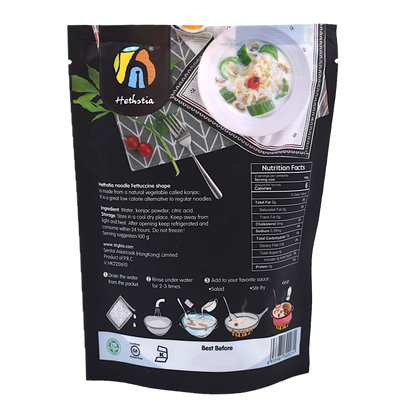 Instant Konjac Noodles - Fettucine Shape - Low Carb Hethstia