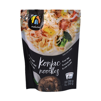 Instant Konjac Noodles - Fettucine Shape - Low Carb Hethstia