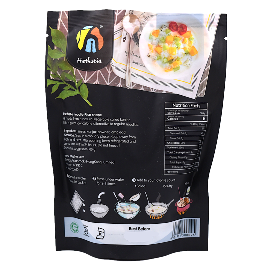 Instant Konjac Rice - Low Carb Hethstia