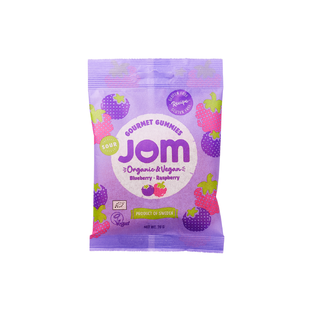 Organic & Vegan Sour Blueberry & Raspberry JOM